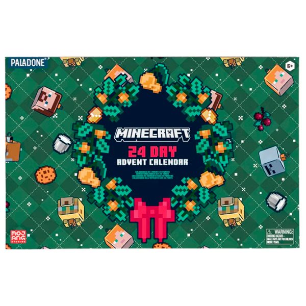 Календарь Paladone 24 Boxes Advent PP13846MCF Minecraft / Черный Зеленый photo 6