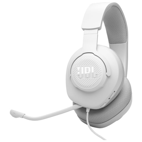 Căști JBL Quantum 100M2 Gray White Cu fir/ Gaming photo 2 Căști JBL Quantum 100M2 Gray White Cu fir/ Gaming photo 2
