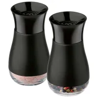 Set pentru condimente Tadar Devi Sticlă / Black