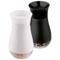 Set pentru condimente Tadar Devi Sticlă / Black-White