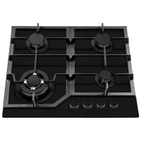 Plită încorporabilă pe gaz Backer NONA 6033 SBF Sticlă călită / Black photo 2