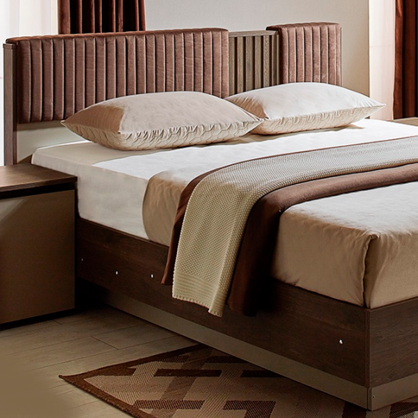 Кровать Ambianta Malta 160 x 200 см / ЛДСП / Wallnut photo 1 Кровать Ambianta Malta 160 x 200 см / ЛДСП / Wallnut photo 1