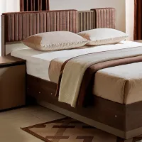 Кровать Ambianta Malta 160 x 200 см / ЛДСП / Wallnut