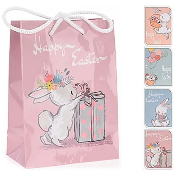 Pungă pentru cadou Easter "Iepure" Carton / Paște photo 1