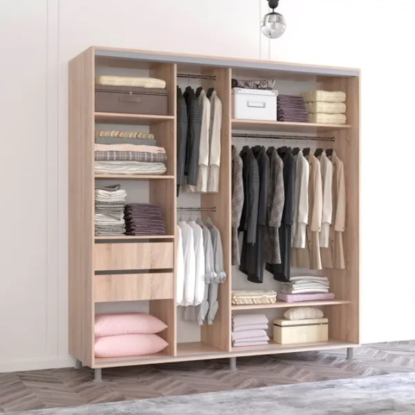 Dulap Mobildor-Lux Aron 220 x 60 x 200 / PAL / Sonoma photo 3