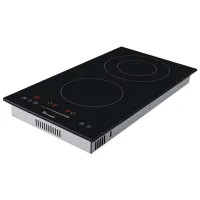 Plită încorporabilă pe gaz Tornado GTR-CD3204N 3200 W / Black photo 3