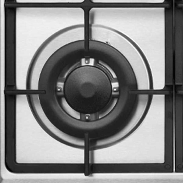 Plită încorporabilă pe gaz Daewoo BH6GKR41WNL Oțel emailat / Inox photo 3