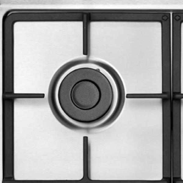 Plită încorporabilă pe gaz Daewoo BH6GKR41WNL Oțel emailat / Inox photo 4