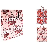 Подарочный пакет Sf.Valentine "Inimi si trandafiri" Картон / Универсальный