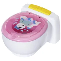 Accesorii pentru păpușă Zapf Bath Poo-PooToilet 828373  vas de toaletă / 3+