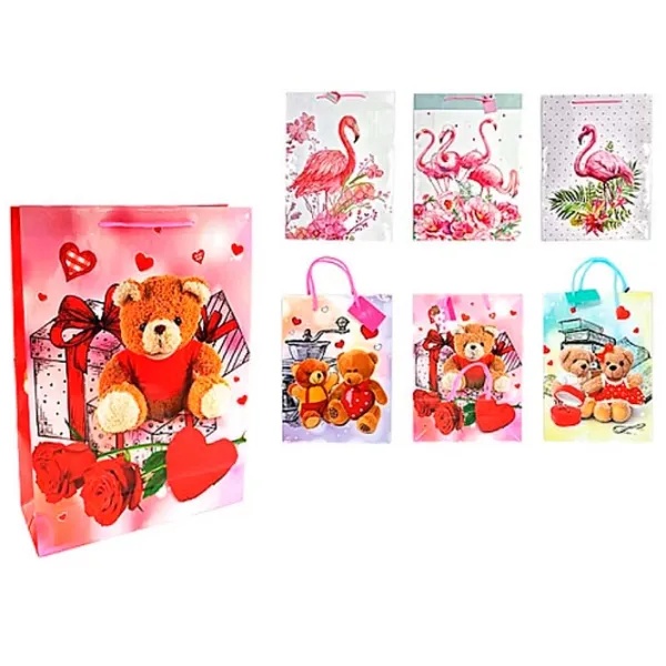 Pungă pentru cadou Sf.Valentine "Ursuleti" Carton / Universal photo 1 Pungă pentru cadou Sf.Valentine "Ursuleti" Carton / Universal photo 1