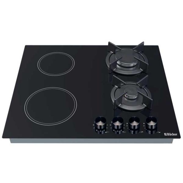 Plită încorporabilă combinată Backer HMB-602G2RAD Black photo 4