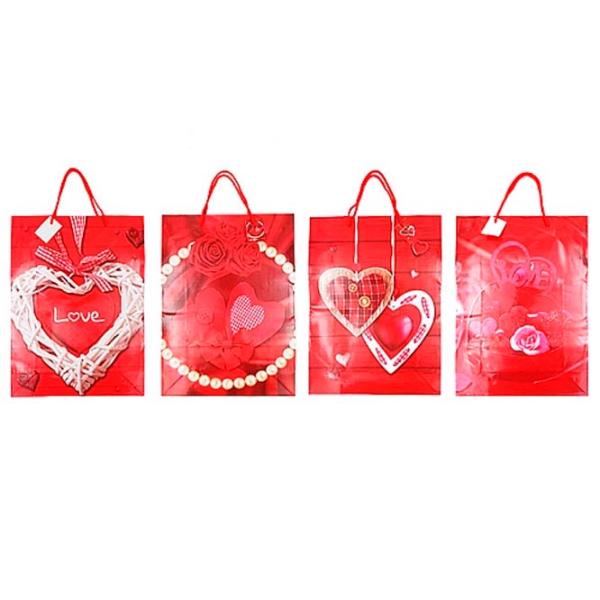 Pungă pentru cadou Sf.Valentine "Inimi si trandafiri" Carton / Universal photo 1 Pungă pentru cadou Sf.Valentine "Inimi si trandafiri" Carton / Universal photo 1