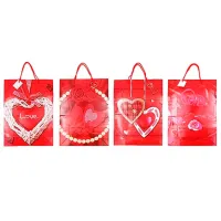 Подарочный пакет Sf.Valentine "Inimi si trandafiri" Картон / Универсальный