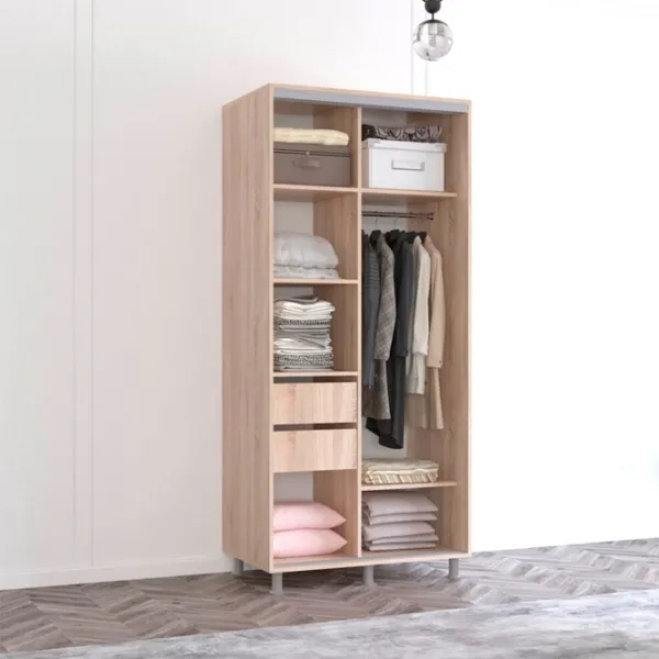 Шкаф Mobildor-Lux Aron 100 x 60см x 240 / ЛДСП / Sonoma photo 2