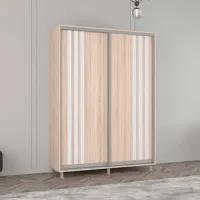 Dulap Mobildor-Lux Aron 150 x 60 x 240 / PAL / Sonoma photo 2