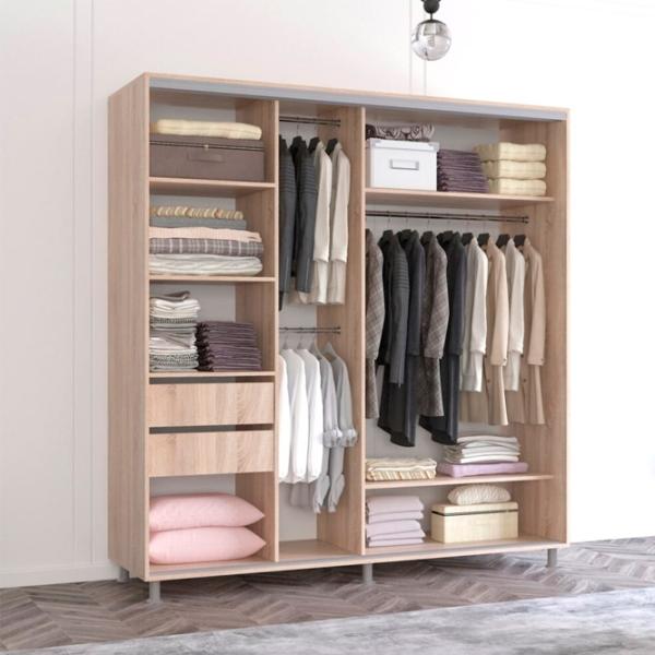 Dulap Mobildor-Lux Aron 250 x 60 x 240 / PAL / Sonoma photo 3