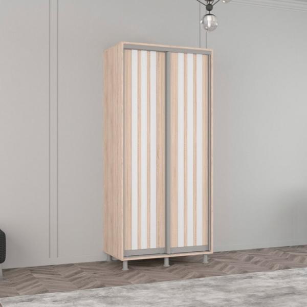 Dulap Mobildor-Lux Aron 110 x 60 x 220 / PAL / Sonoma photo 3