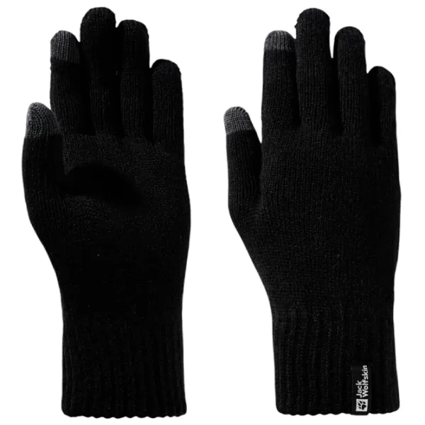 Перчатки унисекс Jack Wolfskin Rib Glove M / Черный photo 1
