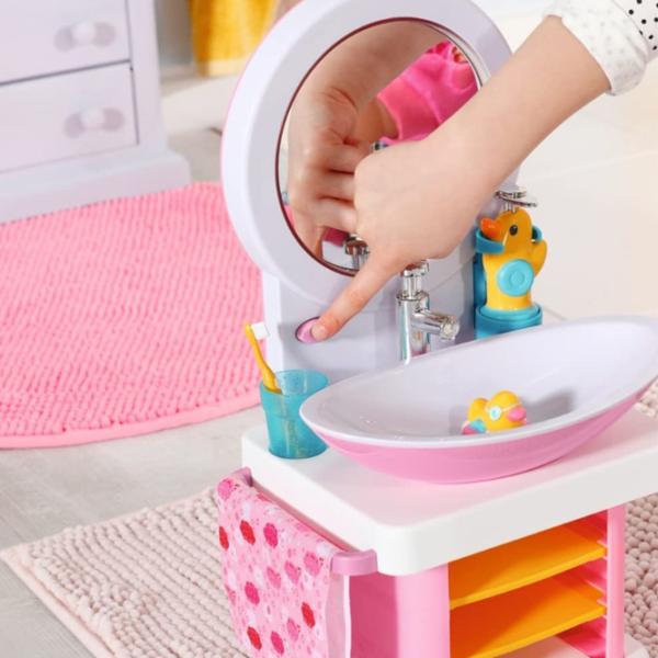 Mobilier pentru păpușă Zapf Bath Hand Wash Basin 832707  chiuvetă / 3+ photo 5