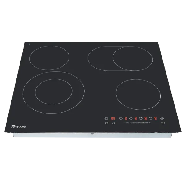 Plită încorporabilă electrică Tornado GTR-CF6603N 6600 W / Black photo 1