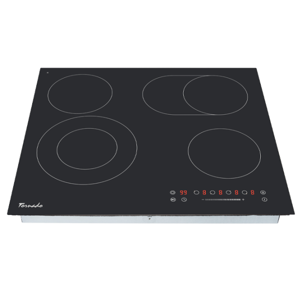 Plită încorporabilă electrică Tornado GTR-CF6603N 6600 W / Black photo 1