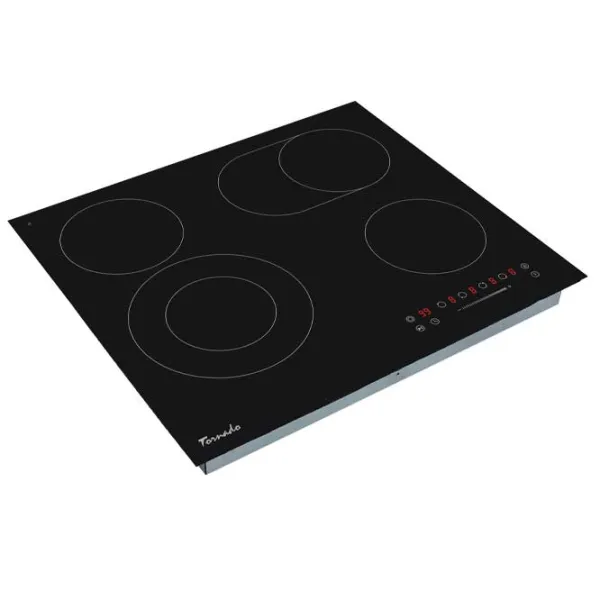 Plită încorporabilă electrică Tornado GTR-CF6603N 6600 W / Black photo 3