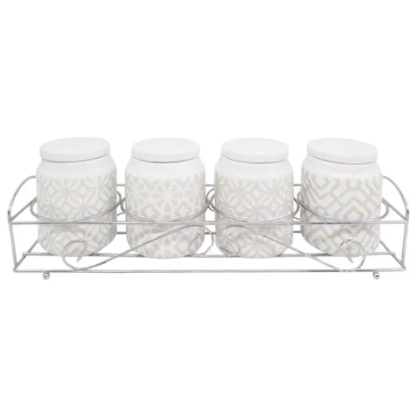 Set pentru condimente Maestro Mr-20033-04 CS Ceramică / White photo 1