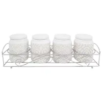 Набор для специй Maestro Mr-20033-04 CS Керамика / Белый