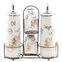 Set pentru condimente Maestro Mr-20049-04S Ceramică / White