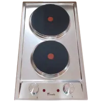 Электрическая варочная панель Tornado TEXTUR 2EL 3000 Вт / Нержавеющая сталь