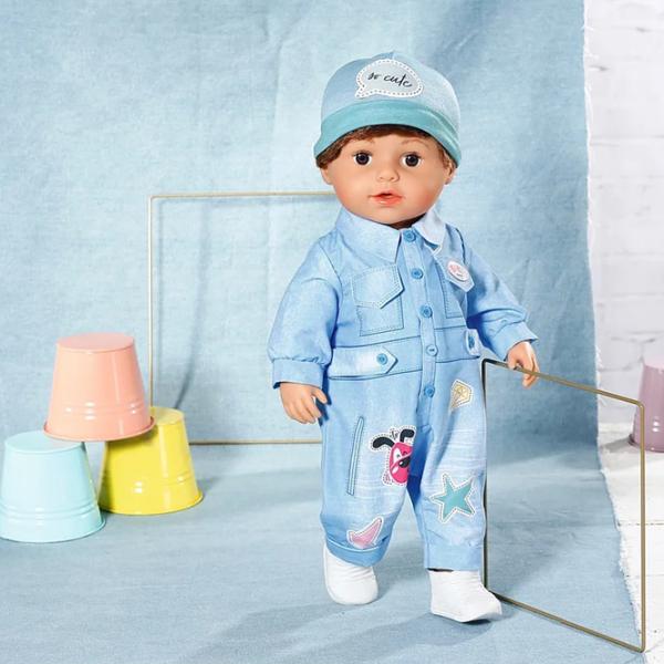 Haine pentru păpuși Zapf Deluxe Jeans Overall 832592 haine / 3+ photo 3