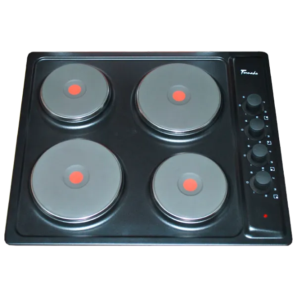 Plită încorporabilă electrică Tornado EL 4P 7000 W / Anthracite photo 1