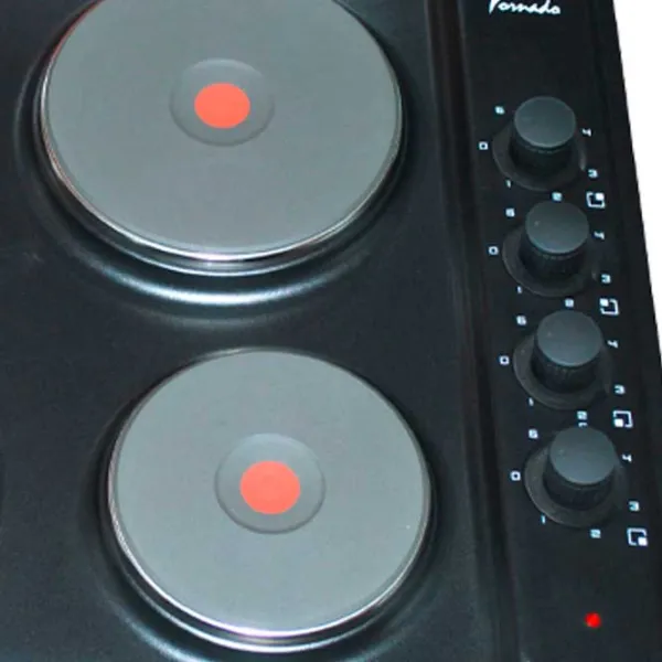 Plită încorporabilă electrică Tornado EL 4P 7000 W / Anthracite photo 3