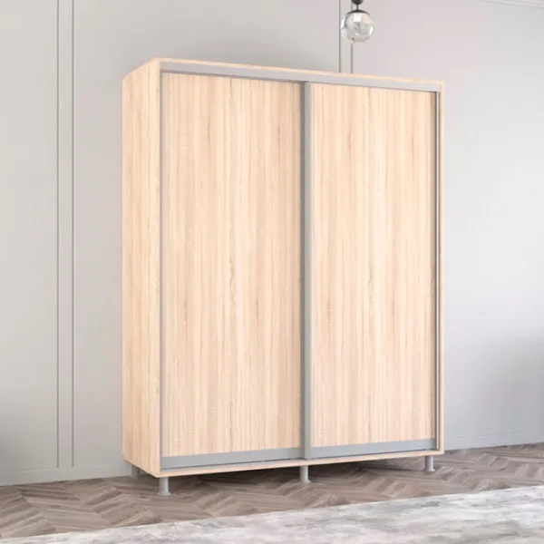 Шкаф Mobildor-Lux Aron 180 x 60см x 230 / ЛДСП / Sonoma photo 2