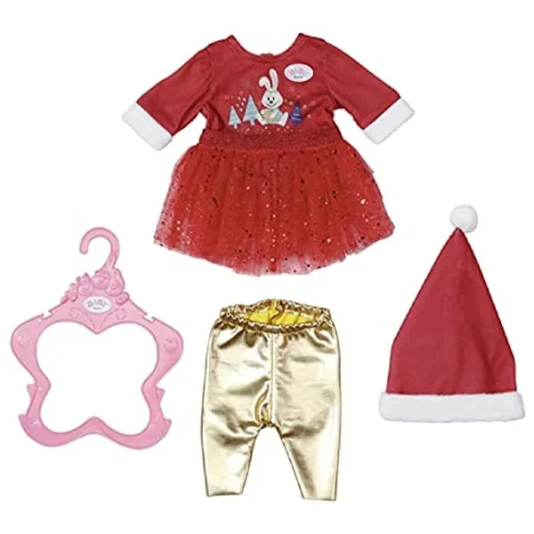Haine pentru păpuși Zapf X-Mas Dress 830284 haine / 3+ photo 1