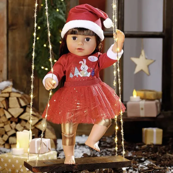 Haine pentru păpuși Zapf X-Mas Dress 830284 haine / 3+ photo 2