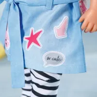 Одежда для кукол Zapf Deluxe Jeans Dress 832585 одежда / 3+ photo 7