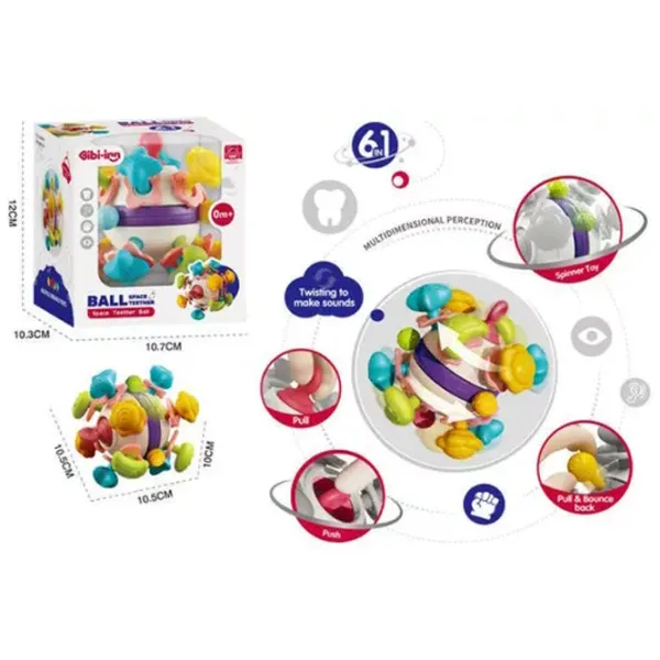 Jucărie pentru dentiție Hola Toys 35111 de la 0 luni photo 2 Jucărie pentru dentiție Hola Toys 35111 de la 0 luni photo 2