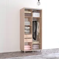Dulap Mobildor-Lux Aron 170 x 60 x 210 / PAL / Sonoma photo 3