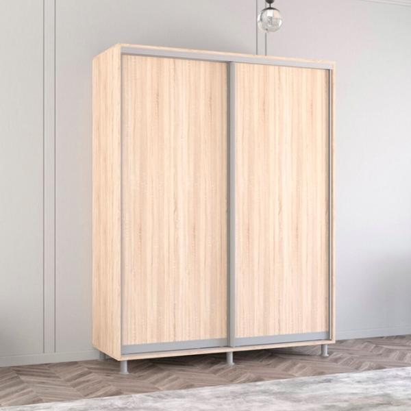Dulap Mobildor-Lux Aron 150 x 60 x 200 / PAL / Sonoma photo 3