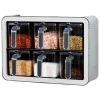 Set pentru condimente Violet House 0438 Plastic / Gray-White