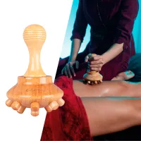 Aparat de masaj Insportline 25252 Wooden photo 4