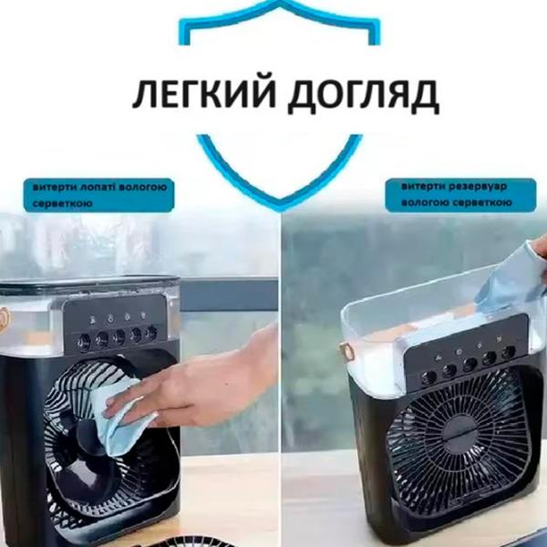 Ventilator Cooling Fans Purifier Mist 20 W / Portabil / Black photo 5