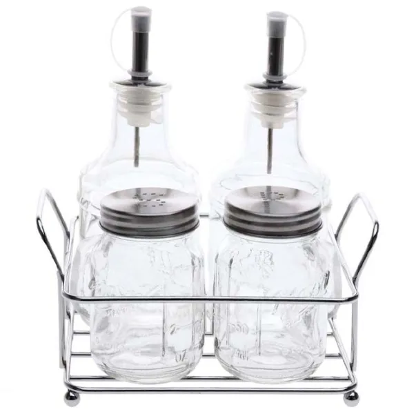 Set pentru condimente EH 38803 Inox / Transparent photo 1