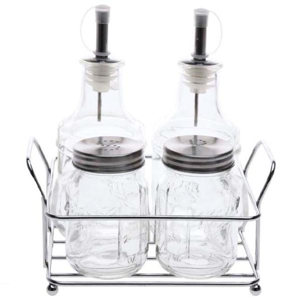 Set pentru condimente EH 38803 Inox / Transparent photo 1