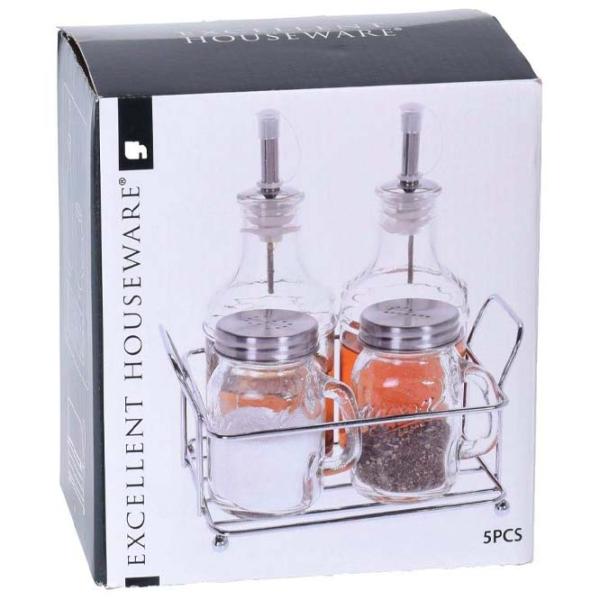 Set pentru condimente EH 38803 Inox / Transparent photo 2