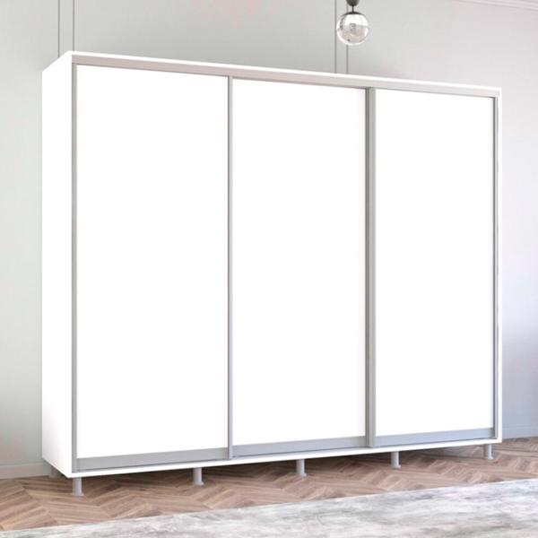 Dulap Mobildor-Lux Aron 260 x 60 x 240 / PAL / Alb photo 2
