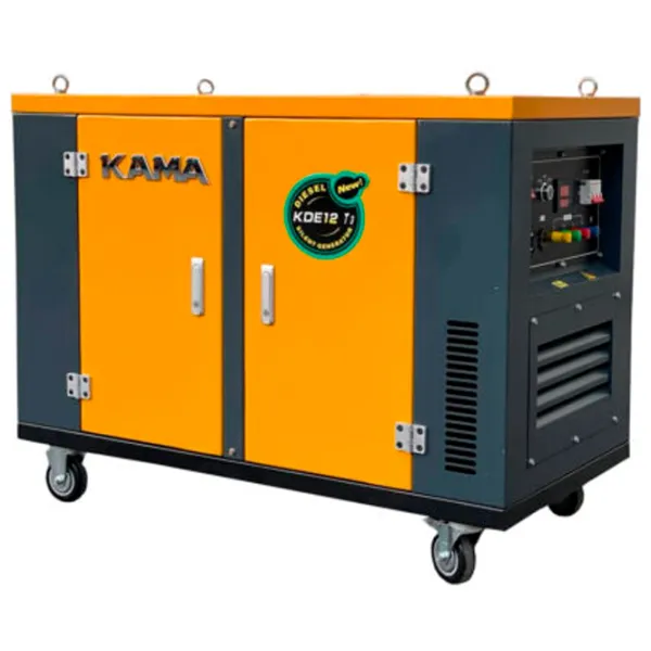 Generator de curent Kama KDE 12T3 230 / 400 V Motorină / 9.5 kW photo 1