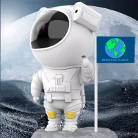 Проектор звезд Starry Sky Astronaut Lunar Explorer 3+ / Черный Белый photo 3